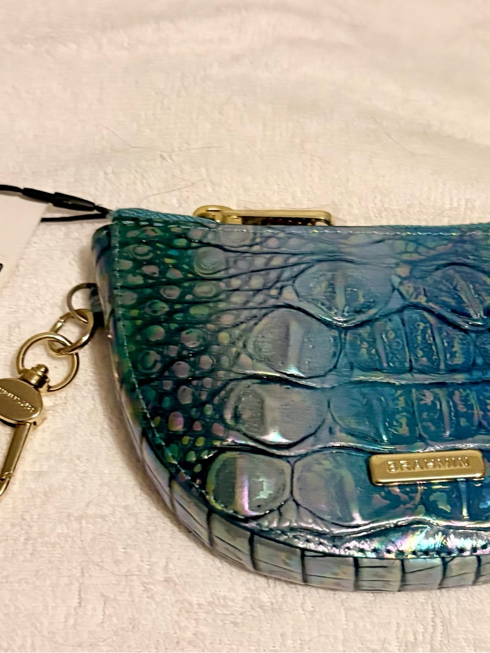 NWT Brahmin Britt in Blue Topaz